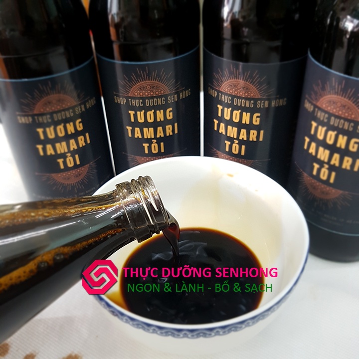 Nước tương tamari tỏi 3 năm -Tăng cường sức đề kháng - Khai thông và ngăn ngừa đông máu