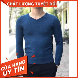 [HOT 2020]Áo len nam cổ tim sợi pha cotton - xuongaolen.com