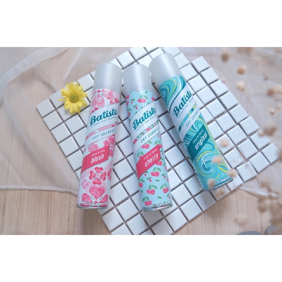 Dầu Gội Khô Batiste Dry Shampoo 200ml