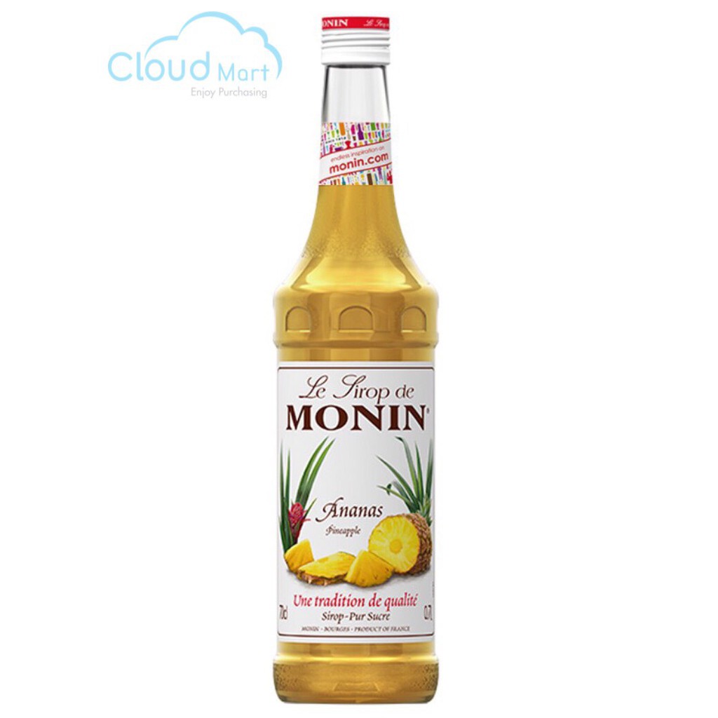 [Mã 153FMCGSALE1 giảm 10% tối đa 40K đơn 250K] Si rô/ Syrup Monin Pineapple (Dứa) 700ml