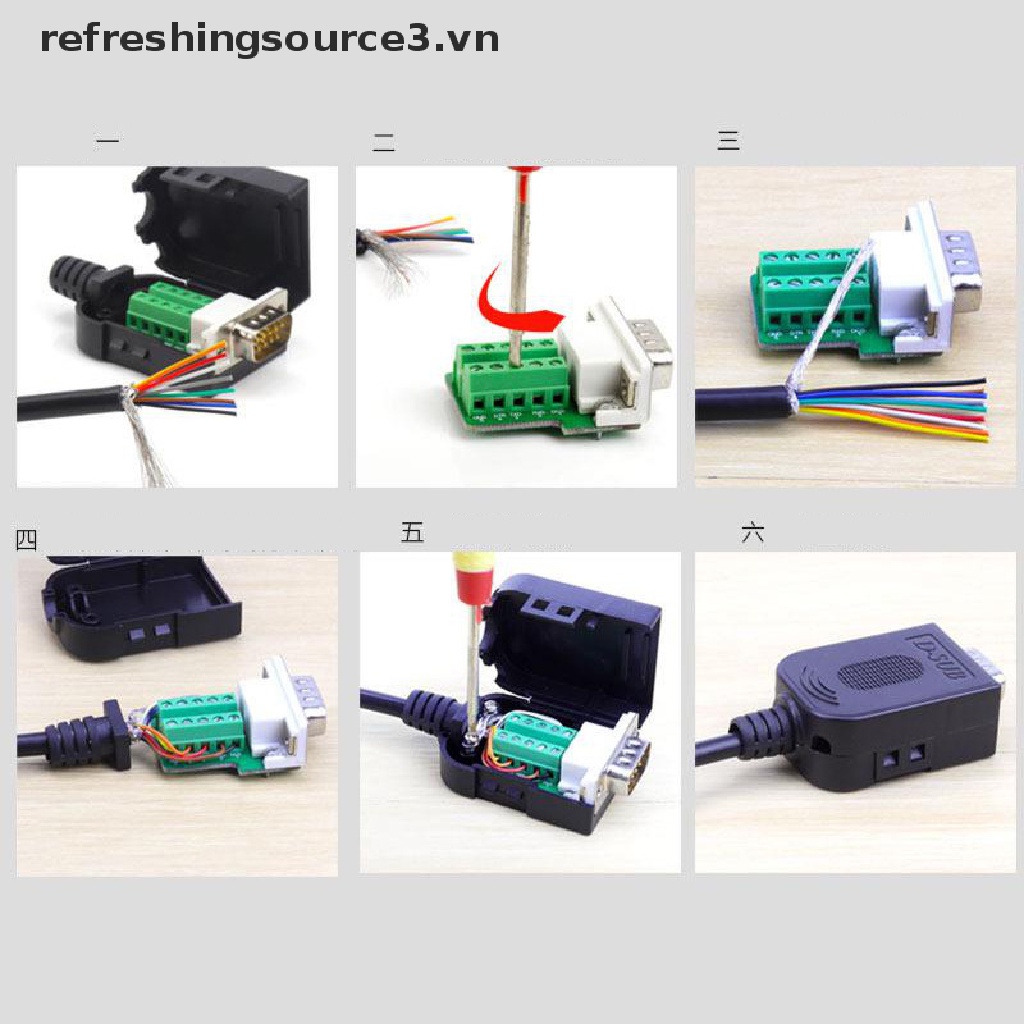 Đầu Kết Nối DB9 RS232 Male Female 9 Pin RS485 Breakout COM