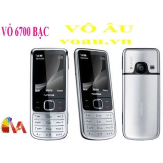 Vỏ nokia 6700 màu bạc