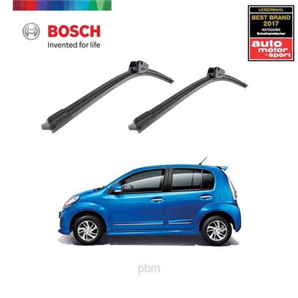 Gạt mưa ô tô xương mềm Bosch Clear Advantage - AeroFit chính hãng 100%