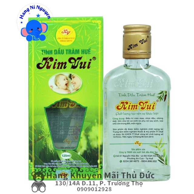 [Sỉ]Tinh dầu tràm Huế Kim Vui chai 80ml