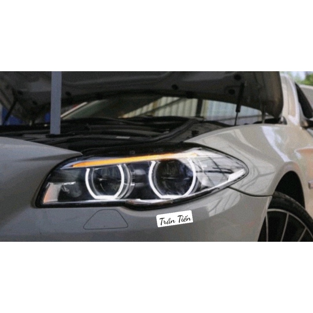 Chụp Xi+Vòng Thiên ThầnTrắng Xinhan Vàng Gắn Bi led Bi cầu 3.0 inch oto xe máy