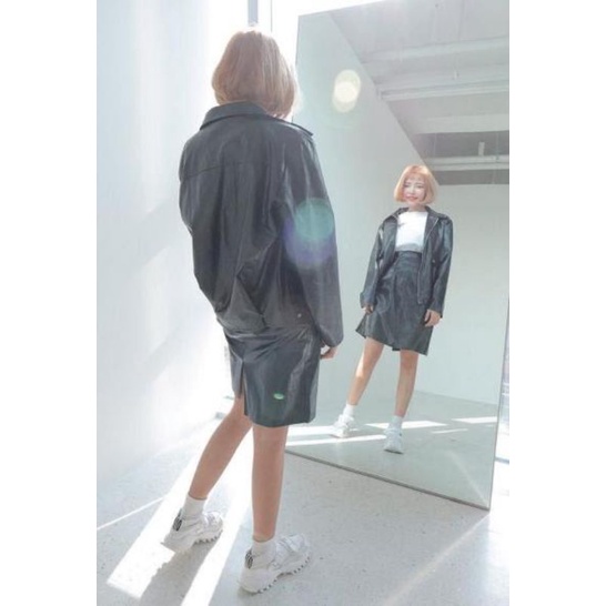 Link Lựa Live Chân Váy Da, Quần Short Da