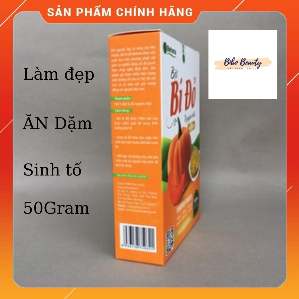 Bột bí đỏ Behena - Bột Ăn Dặm Cho Bé, Tốt Cho Da, Mắt