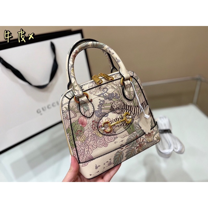 Túi xách Gúcci 1955 sz 21 dáng hến hoạ tiết mới hàng xưởng trung