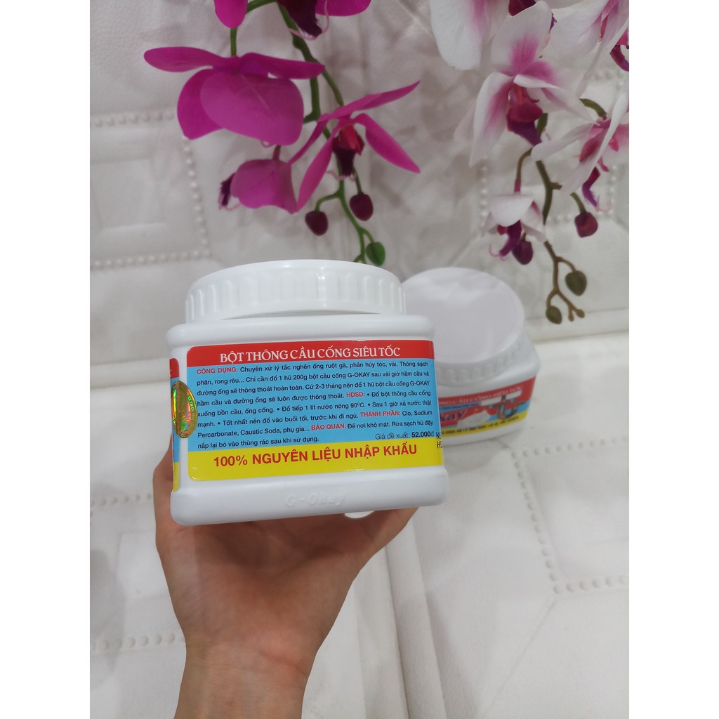 [FREESHIP CÓ ẢNH THÂT] XỬ LÝ TẮC TẮC TRIỆT ĐỂ BỘT THÔNG CẦU THÔNG CỐNG G-OKAY CHUYÊN DÙNG CHO ỐNG RUỘT GÀ