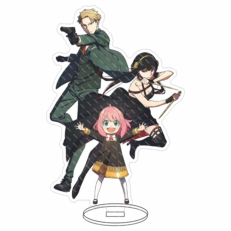 Móc Khóa Nhựa Acrylic Hình Nhân Vật Anya Yor Forger Twilight Trong Anime SPY×FAMILY