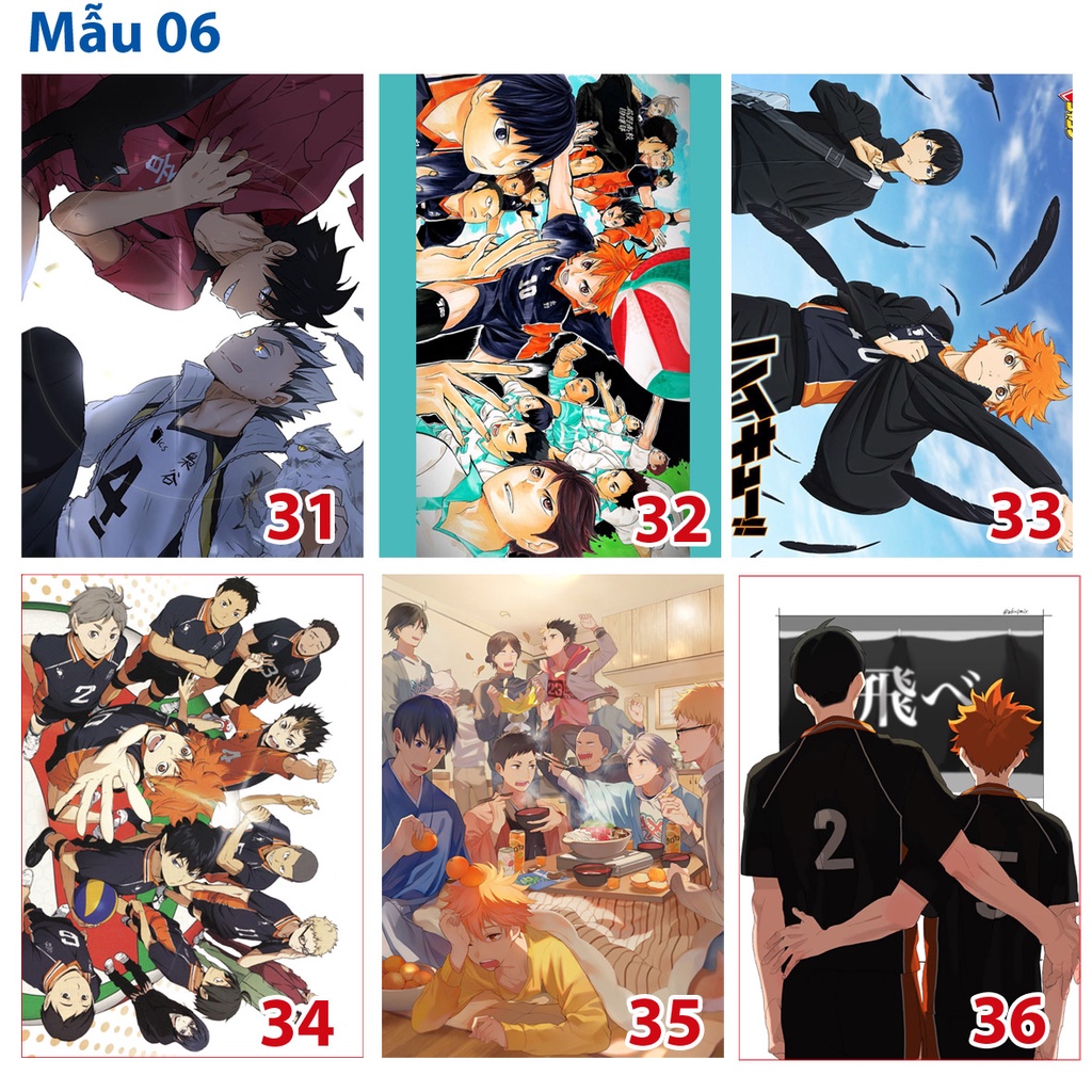 Poster / Tranh dán tường anime Haikyuu!