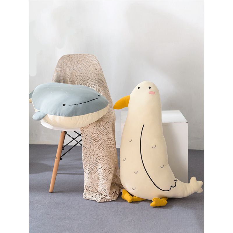 Đồ chơi nhồi bông thiết kế động vật hoạt hình tùy chọn loại lớn 50/ 80cm đáng yêu làm quà tặng dành cho bé