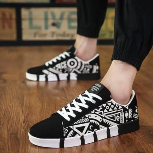 Giầy nam họa tiết  022