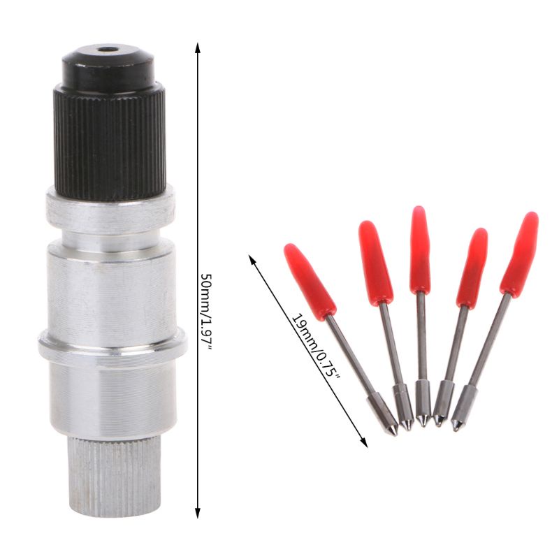Set 45 Lưỡi Cắt + Giá Đỡ Bằng Silicon + 15 Lưỡi Cắt Vinyl 45 Độ Cứng Cao