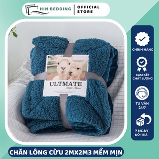 Chăn lông cừu hin bedding, chăn lông cừu mềm mịn kích thước 2mx2m3