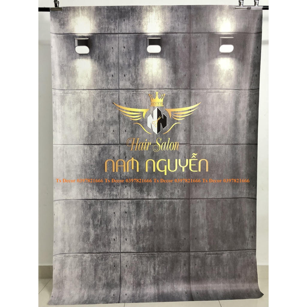 Phông Nền Chụp Ảnh và Livstream Xi Măng Bê Tông 3D 5D