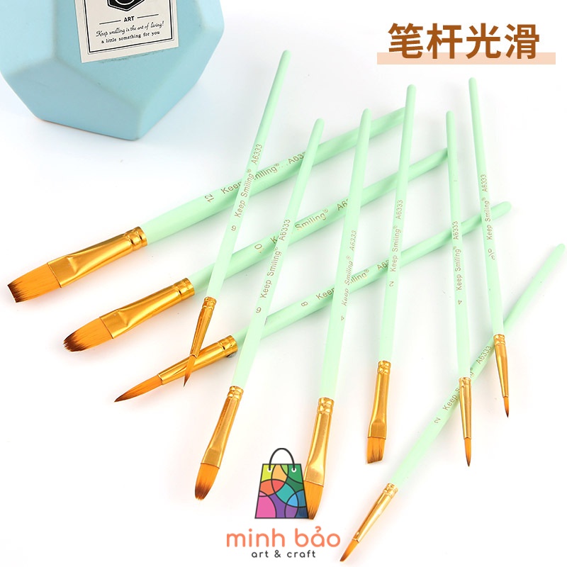 BỘ 10 CÂY CỌ PASTEL KEEP SMILING A6033