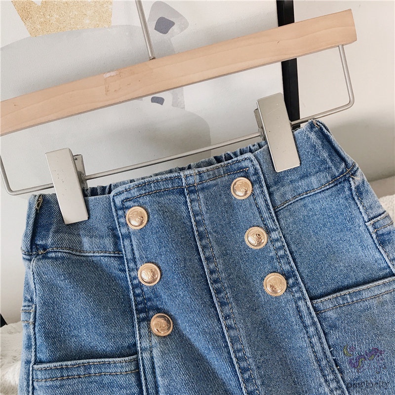 Quần jean dáng ôm phong cách Hàn Quốc dành cho bé gái