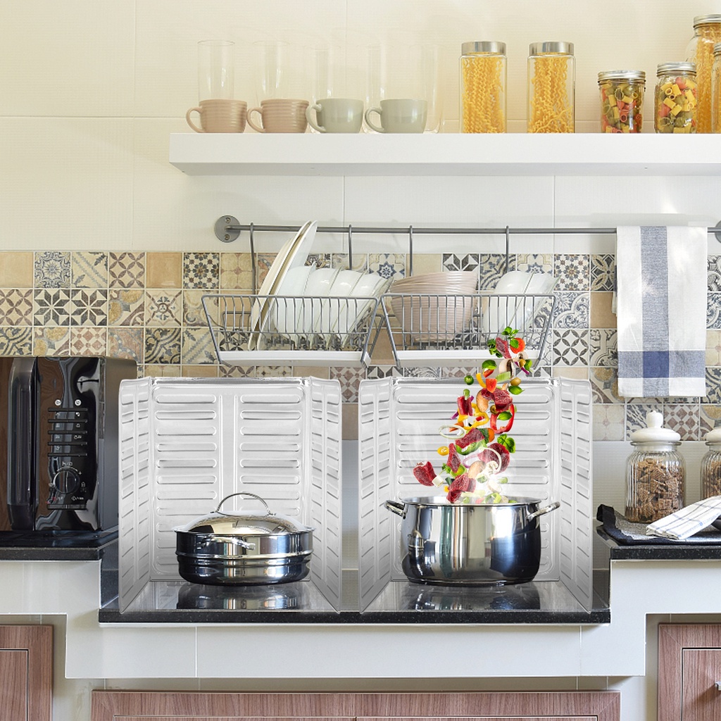 Tấm Lá Nhôm Chống Bắn Dầu Bảo Vệ Nhà Bếp