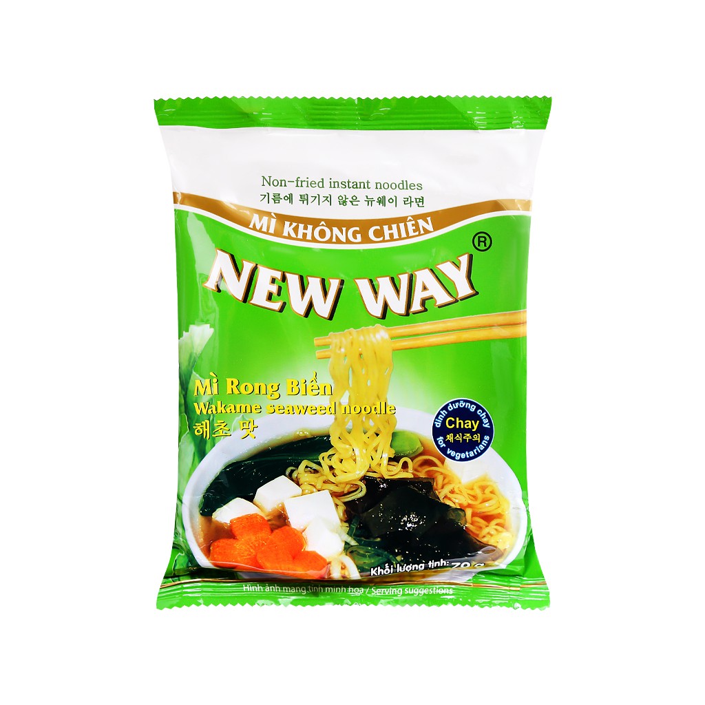 Mì chay Rong biển New Way 1 gói