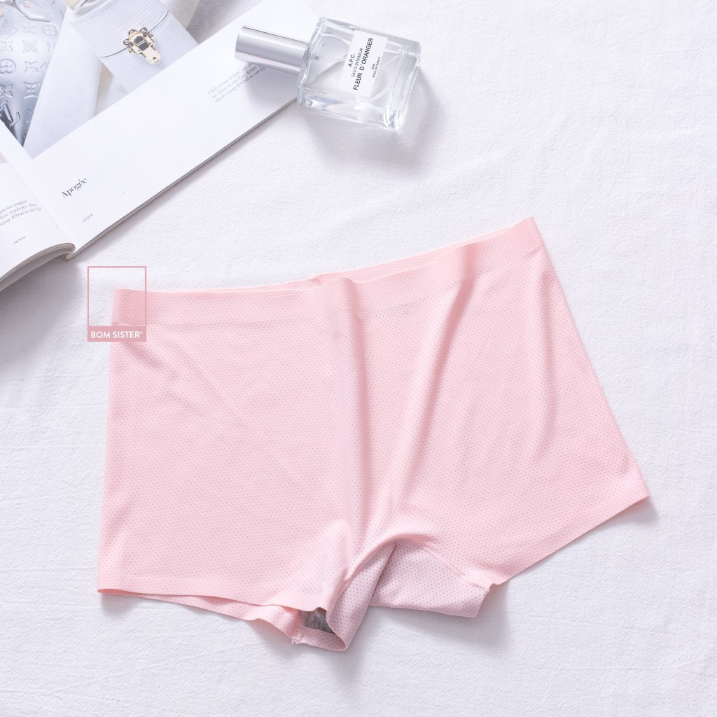 [Mã FAMALLT5 giảm 15% đơn 150k] Quần đùi chống lộ chất su thông hơi ép viền màu trơn BOM SISTER QD8044 | BigBuy360 - bigbuy360.vn