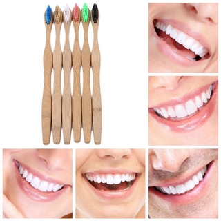 Km hàng mới về bàn chải đánh răng cán gỗ tre tự nhiên thân thiện với môi trường hàng chọn fsboxbill