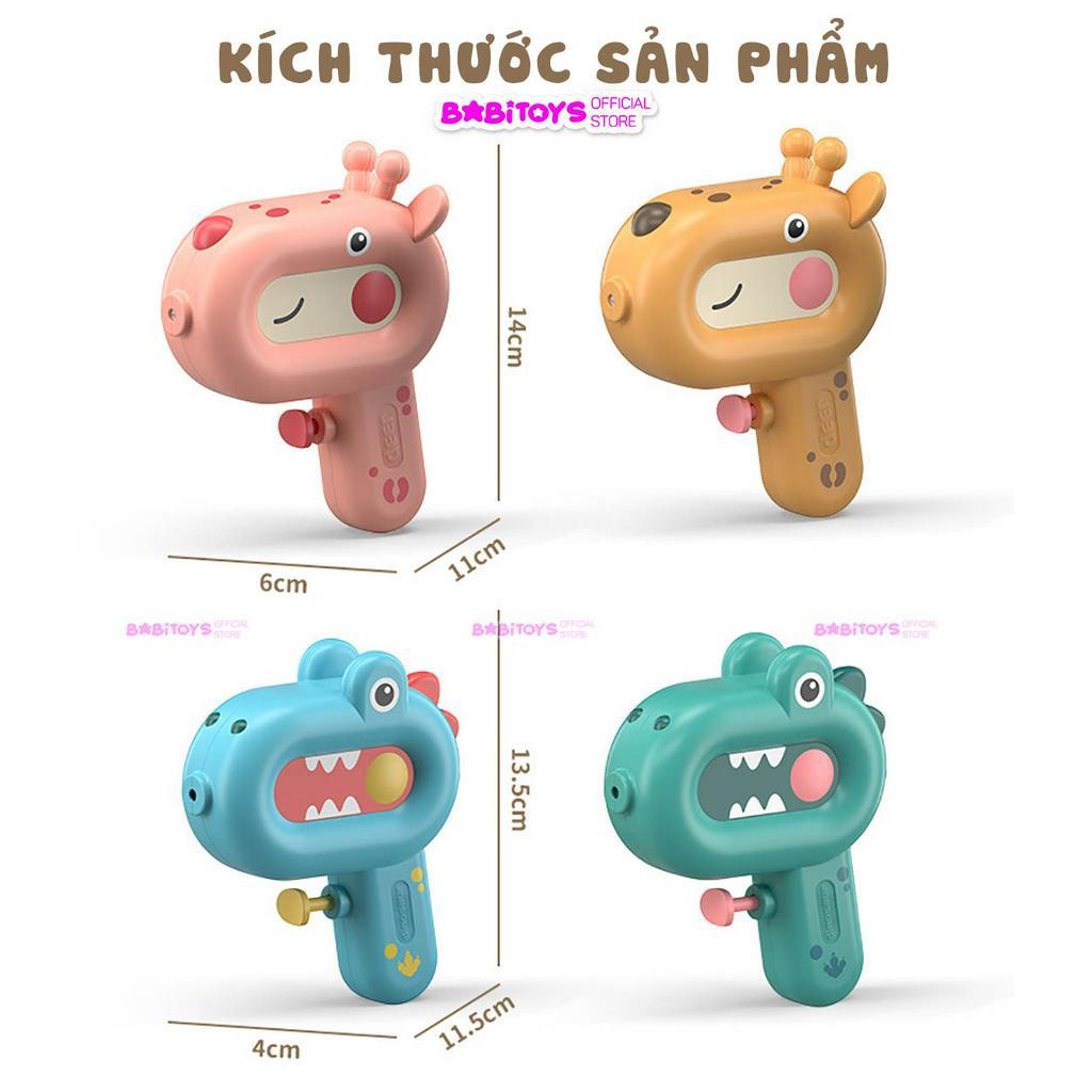 Súng nước đồ chơi cho bé hình động vật khủng long cute, đồ chơi vận động mùa hè, đồ chơi nhà tắm và bể bơi cho bé