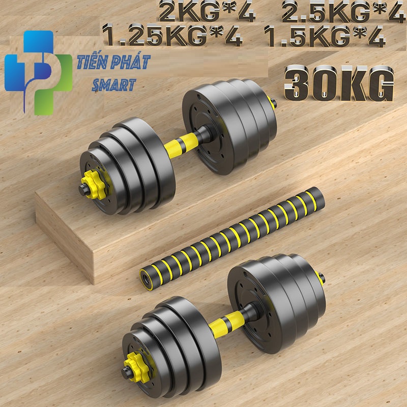 BỘ TẠ TAY ĐA NĂNG KẾT HỢP TẠ ĐẨY 30KG