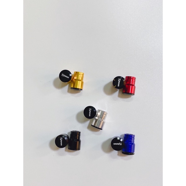 Cặp ốc van vòi nhôm mẫu Trusty gắn thông dụng xe gắn máy
