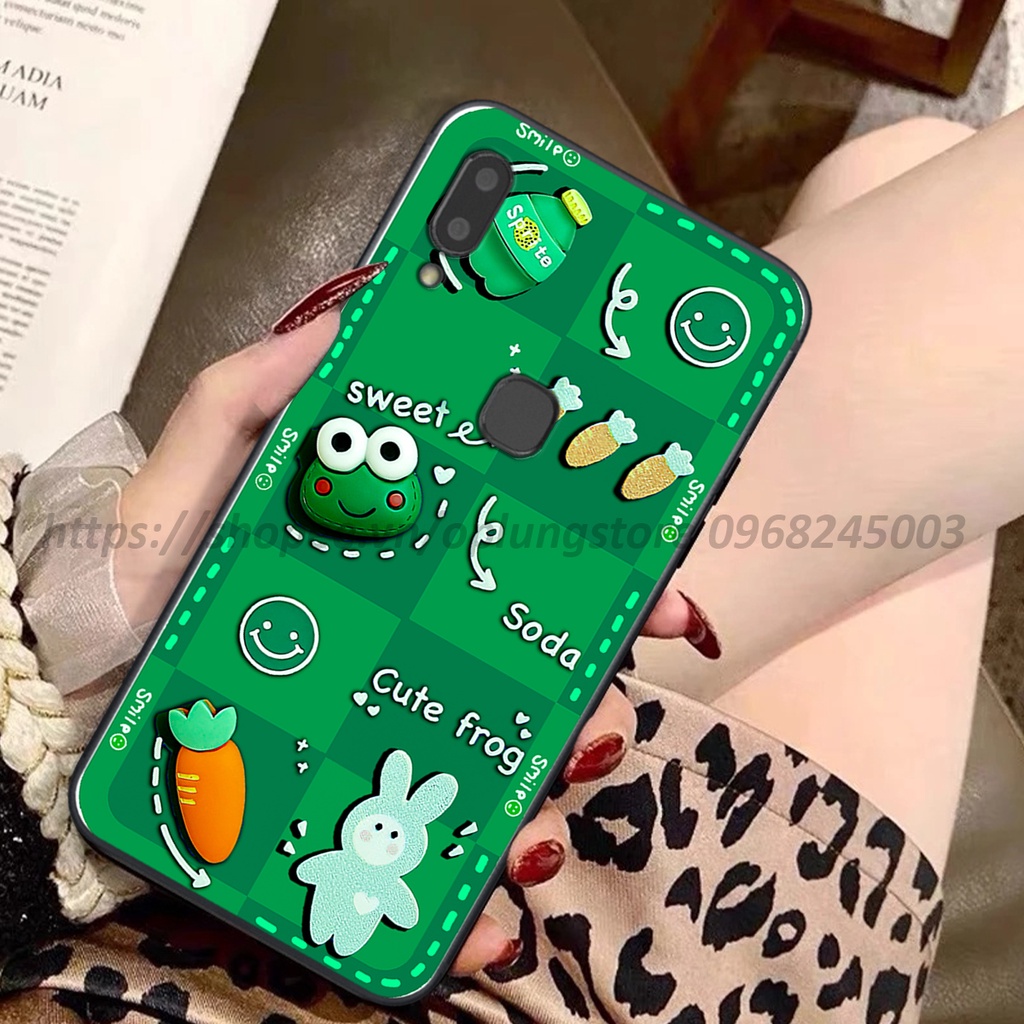 Ốp lưng vivo V9 / V9 Youth/ V11-V11 Pro/ 11i / Y85 in hình 3D gấu cute cool ngầu giả nổi.