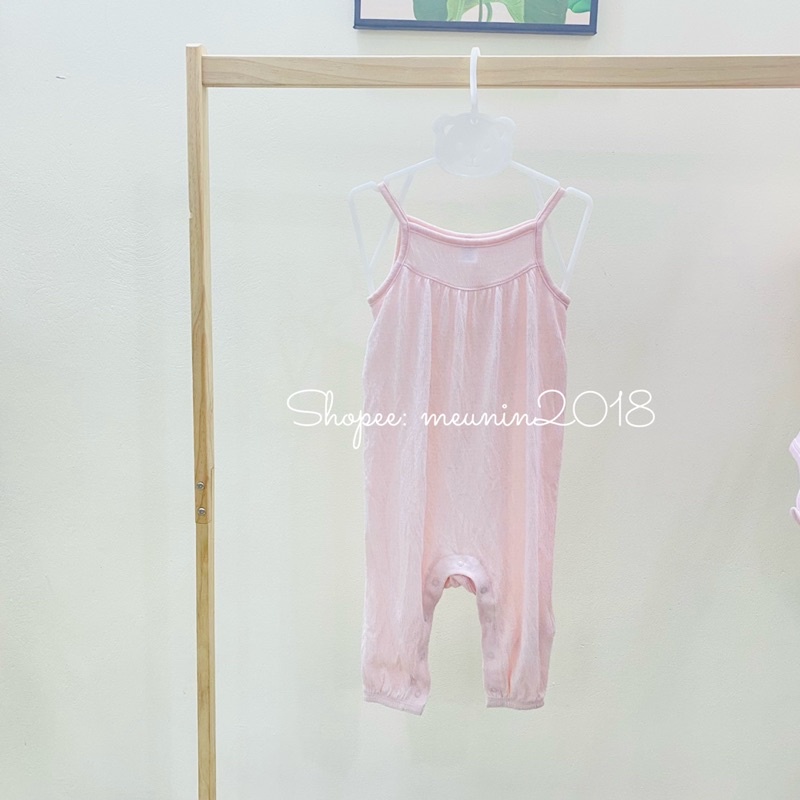 Bộ Jumsuit 2 dây cho bé gái hàng xuất dư sịn sang đẹp (size 6-12m: 7-9kg)