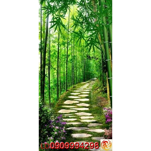 TRANH DÁN TƯỜNG 3D CON ĐƯỜNG, LỐI ĐI
