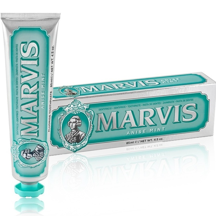 Kem Đánh Răng Ý Marvis Classic 85ml - 9 Hương Vị Cổ Điển, Loại Bỏ Mảng Bám, Sạch Răng Thơm Miệng