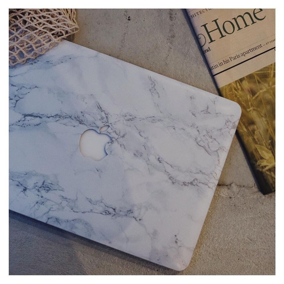 ỐP MACBOOK MARBLE VÂN ĐÁ VER 1 KHOÉT TÁO