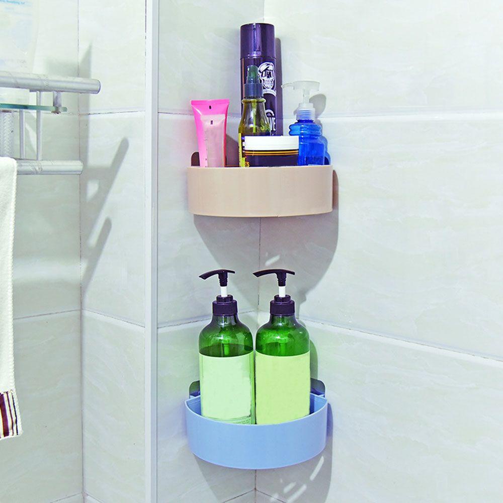 Giá Đỡ Gắn Góc Tường Bằng Nhựa Không Cần Đóng Đinh
