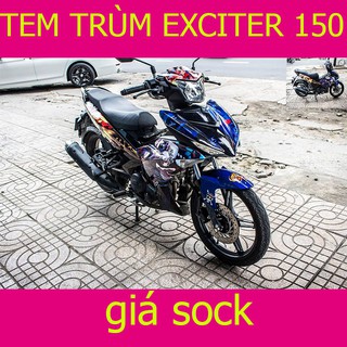 Tem Trùm Xe Máy Exciter 150 ex