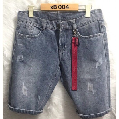 quần short jean nam HÌNH THẬT 004