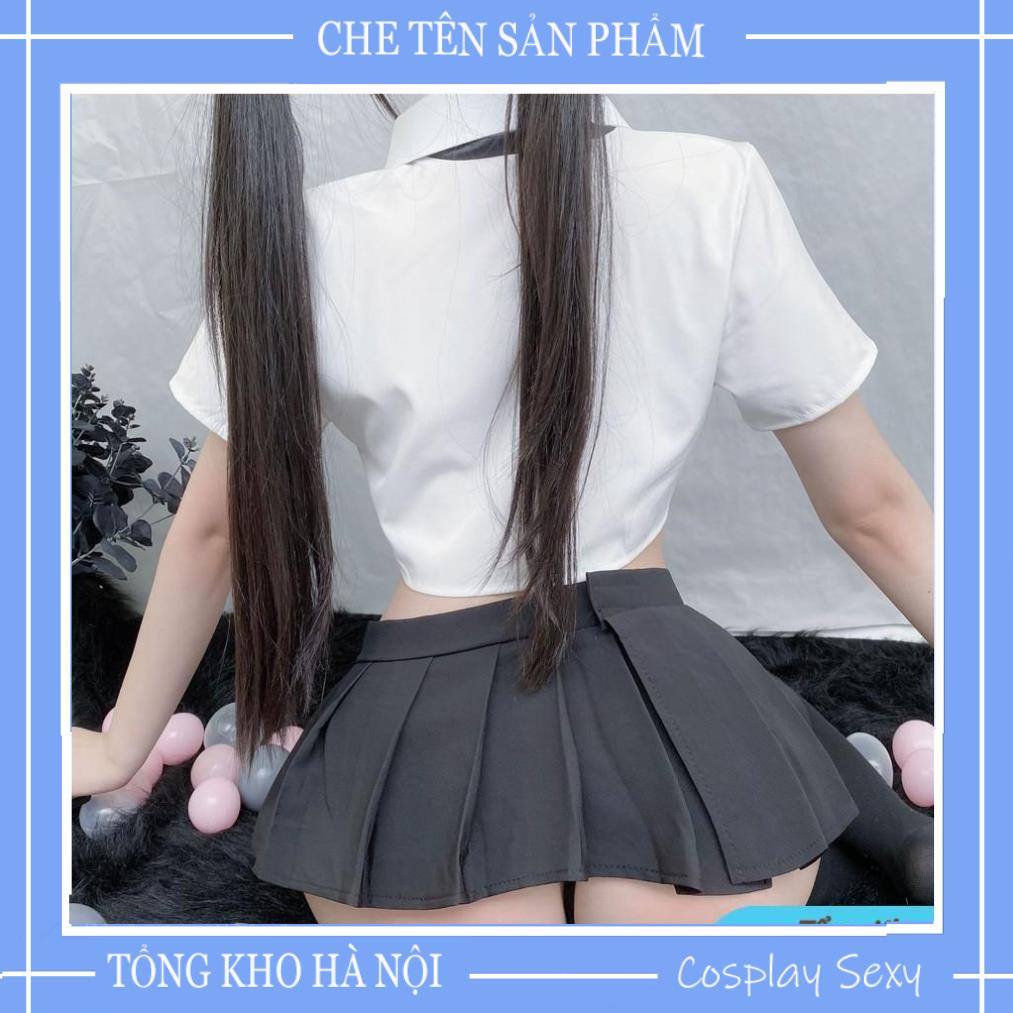 Cosplay Nữ Sinh Sexy Bộ Đồ ngủ Cosplay Anime Học Sinh Nhật Bản Gồm Áo Croptop Và Váy Ngủ Sexy - NS001 TKVN | BigBuy360 - bigbuy360.vn