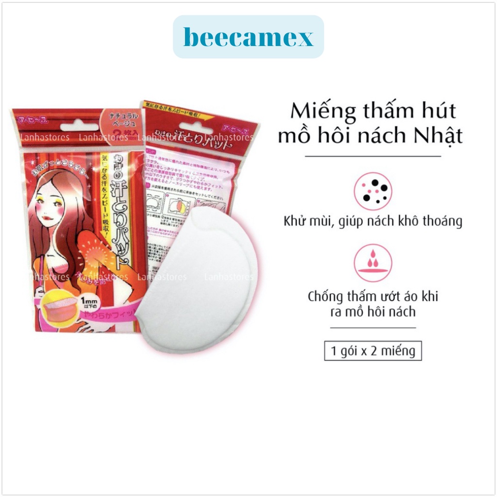 Miếng dán thấm mồ hôi nách ( Túi 2 Miếng)