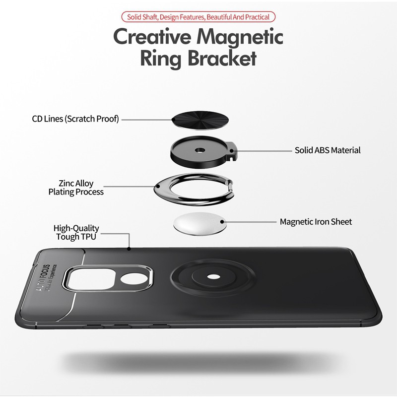 Ốp lưng Huawei Mate 20X có vòng khuyên đỡ điện thoại và nam châm gắn xe ô tô | BigBuy360 - bigbuy360.vn