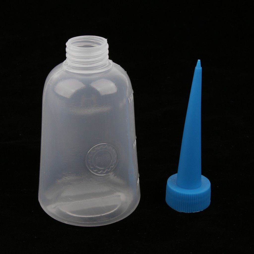 Bộ 14 lọ nhựa đựng keo/ dung dịch 150ml thiết kế tiện lợi