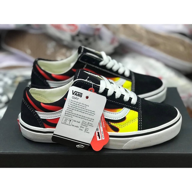 Giày VANS lửa da lộn ( Sản phẩm mới nhất )