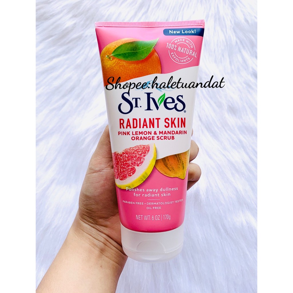 Sữa Rửa Mặt Tẩy Tế Bào Chết ST.IVES 150ML + 170ML trà xanh