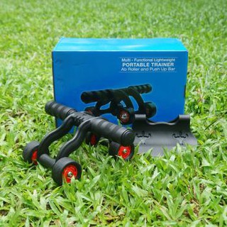 DỤNG CỤ CON LĂN TẬP CƠ BỤNG 4 BÁNH