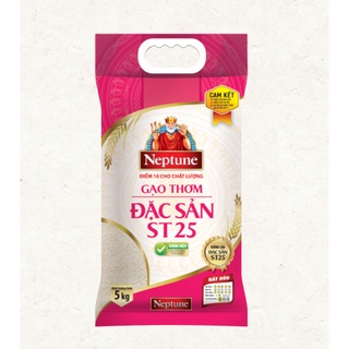 Gạo ST25 Neptune 5kg gạo thơm đặc sản