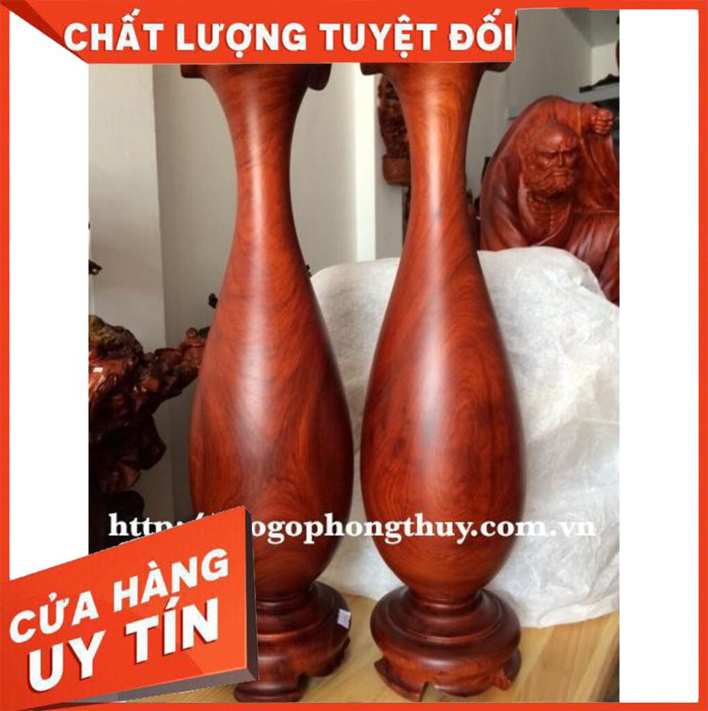 Cặp Lục bình gỗ hương cao 40cm Nội Thất