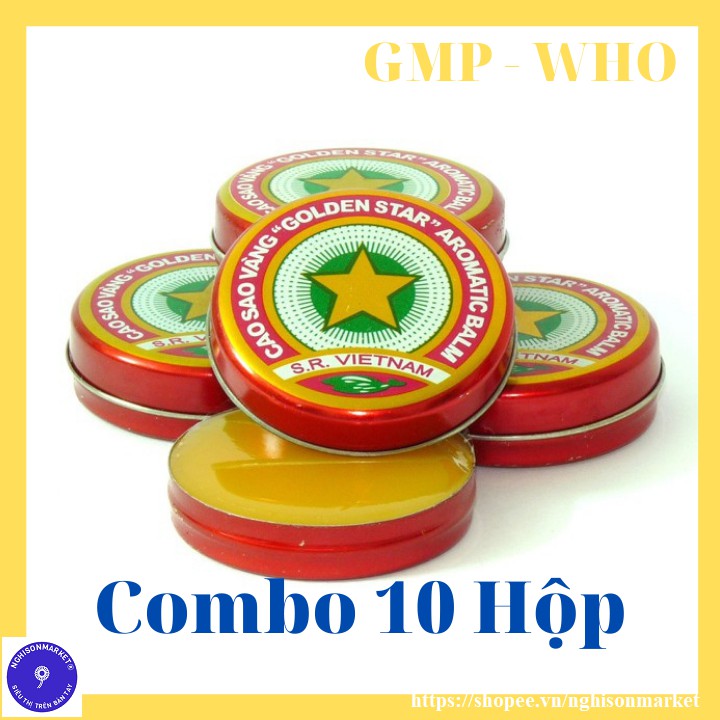 Combo 10 hộp Cao sao vàng loại 3g dược TW3