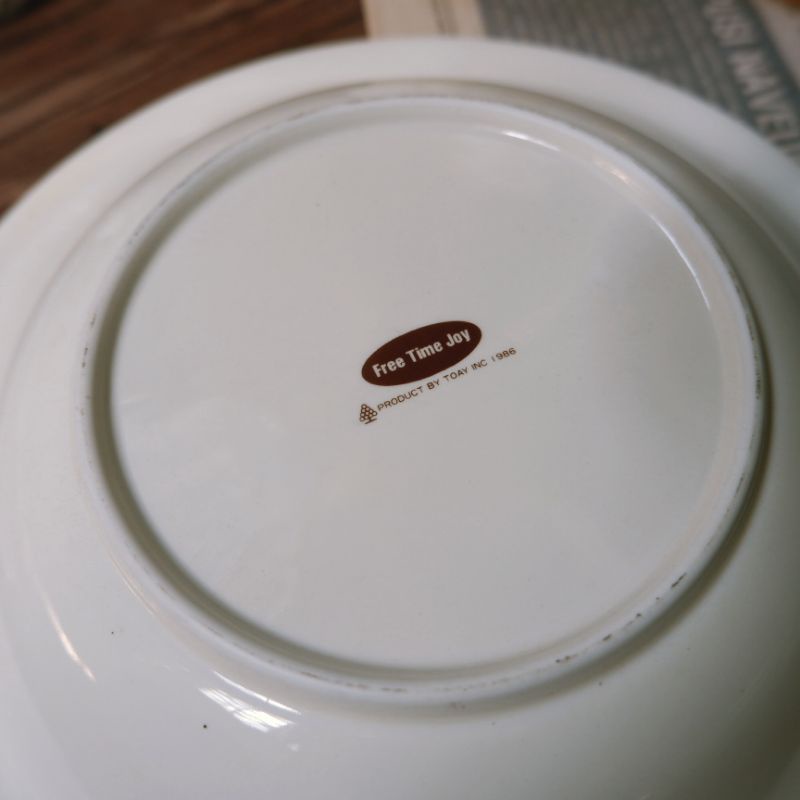 Dĩa vintage retro lòng sâu