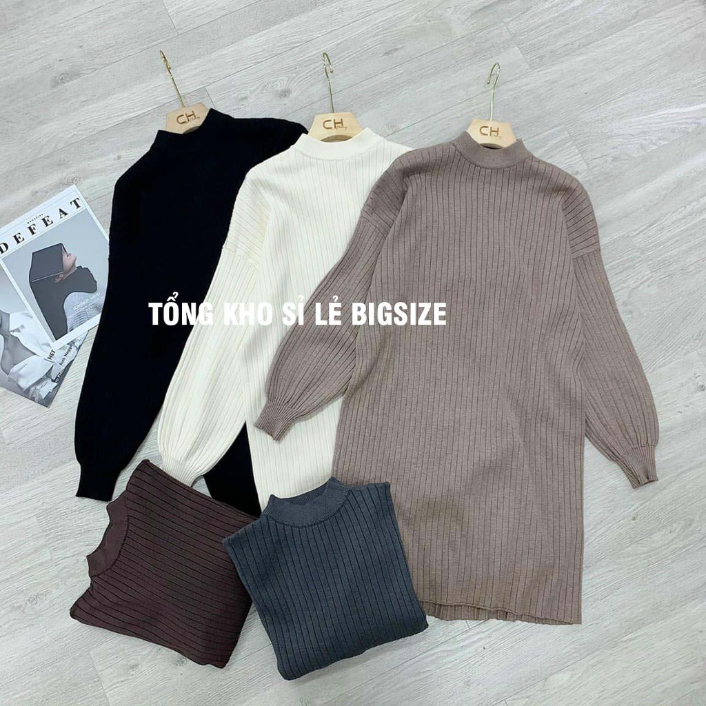 Bigsize-Váy suông gân form rộng chất liêu dày dặn freesize v1 120cm