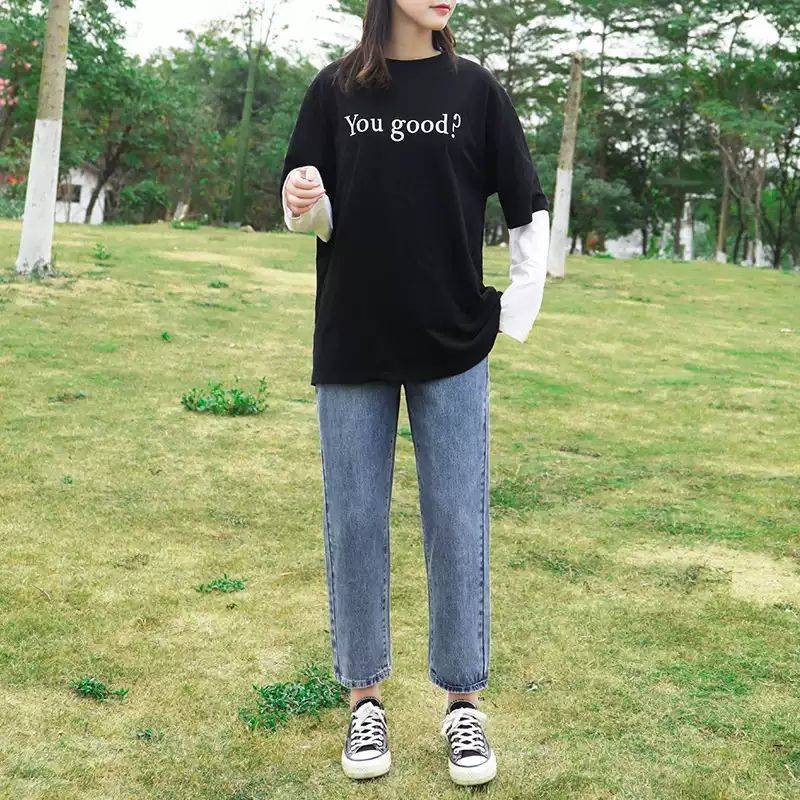 Quần jean học sinh cạp cao kiểu mới phong cách hàn quốc |